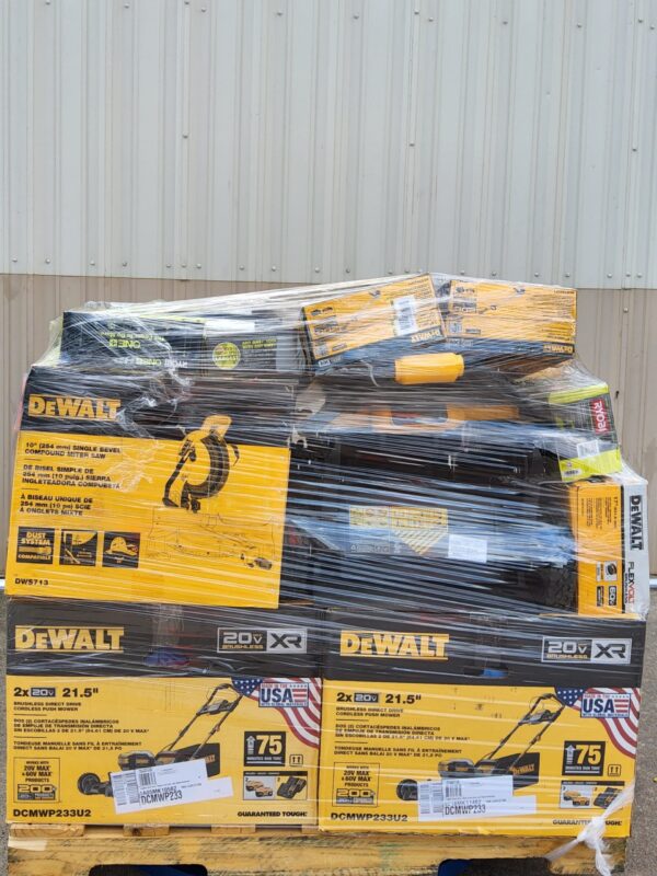 DEWALT TOOL PALLETS LOTS