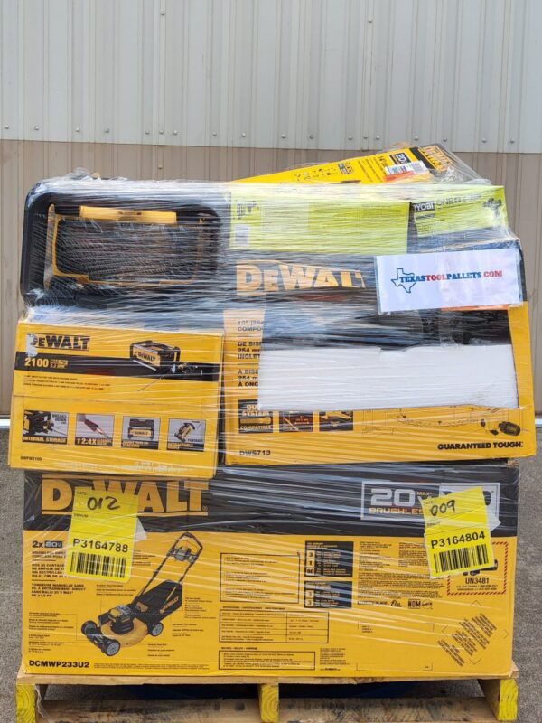 DEWALT TOOL PALLETS LOTS